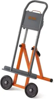 Panel Dolly and Table Saw Feed Stand That Adjusts from 28” to 38” H