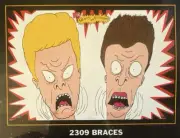 RARE!! 1993 Beavis and Butthead Braces Vintage OSP #2309 Poster 35”x23” SEALED