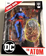 McFarlane Toys DC Direct Page Punchers 7' The Atom Figure W/Flash Comic Book NIB