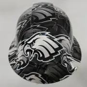 full brim hard hat custom hydro dipped IN PHILADELPHIA EAGLES FOOTBALL NEW
