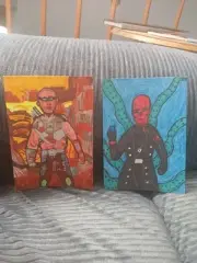 Drawing Lot Hawkeye Red Skull Marvel What If Apocalypse Ronin Hydra Arrow Mcu