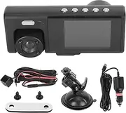 3 Lens Dash Camera with IR Night Vision Loop Recording G Sensor Emergency Saving Front and Rear Car Cameras for Driving and Parking Monitor Backup