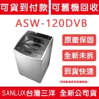 在飛比找蝦皮購物優惠-《天天優惠》SANLUX台灣三洋 12公斤 DD直流變頻超音