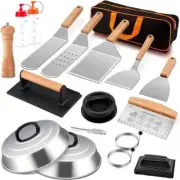 Unbranded Camping Grill Cooking Tools Heavy-Duty+Stainless Steel (Set Of 18)