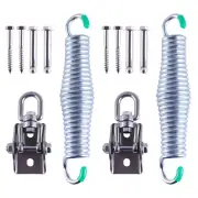 360 Rotating Hammock Hanging Kit Swing Hangers Springs Stainless Steel 2Pack