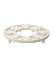 [The Cooks Collective] Fleur De Lis Cast Iron Trivet 20cm - White