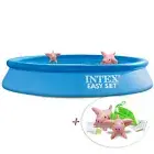 INTEX 28118GN Easyset Pool Incl Gs-Pumpe, 120 1/8x24in + Inflatable Animals