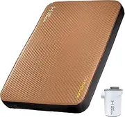 Air & Foam Camping Mattress, Self-Inflating Sleeping Pad, 4.5" Thick, with Air Pump, Queen