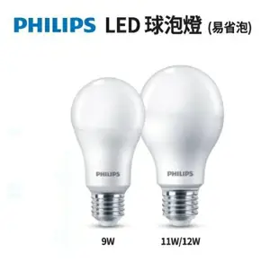 (6入裝)PHILIPS 飛利浦 LED 12W 燈泡 易省 E27