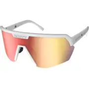 Scott Sport Shield Sunglasses Medium/Large Fit Matte White/Red Chrome
