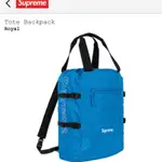 現貨 SUPREME 19SS TOTE BACKPACK BLUE 藍色 托特包 背包