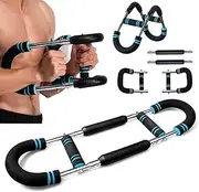 Twister Arm Exerciser,Adjustable Spring Workout Bar,Chest Workout Equipment, Arm Trainer,Forearm Triceps Exercise Strengthener,Portable Home Fitness Equipment