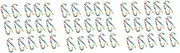 Alipis 3sets Christmas Atmosphere Walking Stick Decorative Cane Jewelry Making Supplies 30pcs*3