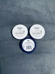 Dove Nourishing Body Care Cream 48 hr moisturizer 75ml Lot Of 3