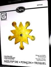 Snowflake #22 Christmas Sizzix Sizzlits Die by Basic Grey 657036 NEW!