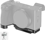 NEEWER A6700 Camera Baseplate, Bottom Mount Plate with Arca QR Base, 1/4" Threads, Cold Shoe, 3/8" ARRI Locating Holes, Strap Slot, Compatible with Sony Alpha 6700 DJI RS RSC 2 3 Pro Gimbal, CA049