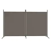 2-Panel Room Divider Privacy Screen Partition Stand Folding Privacy Screen