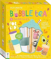 Ultimate Bubble Tea & Smoothies for Kids Kit - Fun Cooking Kit with Reusable Tumbler and Recipe Book