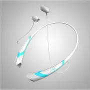 Newest Wireless Bluetooth 4.0 Stereo 760 Headset Headphone For Samsung iPhone LG - White + Blue