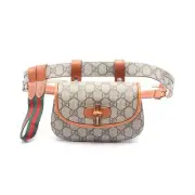 Gucci Bamboo 1947 Mini Belt Bag GG Canvas Off Brand GUCCI PVC Coated Canvas Wais