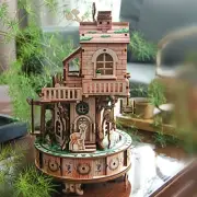 LKAPOPO-DIY Wooden Treehouse Puzzle Kit 155 PCS | Ages 14+ | Treehouse 3
