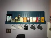 Coffee Mug Rack, Coffee Bar and Tea Shelf or Plate rack