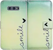 Bfun Packing Galaxy S10e Case,Bcov Butterfly Pattern Card Slot Wallet Leather Cover Case for Samsung Galaxy S10e