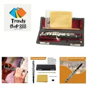 Segolike 1Set Piccolo Flute Instruments W/Wood Case Cleaning Cloth Screwdriver