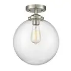 Innovations XL Beacon 12" Semi, Amber/Satin/Seed Globe - 284-1C-SN-G204-10