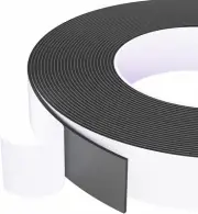 Black Foam Weather Stripping Door Seal,1 Inch Wide X 1/17Inch Thick,Foam