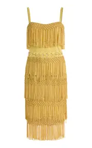 [Happy Isles] Mandalay 2000s Fringed Midi Dress