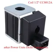 for Parker Power Units Drills Compactors 12V Super Solenoid Coil 1/2'' CCS012A