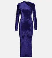 [Alaia] Alaïa Velvet maxi dress AU 16 purple