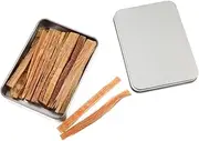ERINGOGO Wood Firelighter Set Natural Pine Strip Quick Emergency Survival Ideal for Camping Barbecue Chimneys