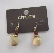 Chico's Easy Neutral Maude Drop Earring NWT $20
