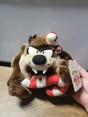 VIntage Applause Christmas Taz Plush Looney Tunes 7 In 90s