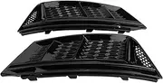 Zohisin b9 parts bumper lights 46. 0×16. 0×10. 0 2pcs for s4 glossy front bumper fog light grilles for b9 2017 2018 anti-scratch dust-proof