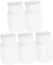 SOLUSTRE Plastic Pill Storage Bottle 80cc Medicine Cap for Organizing Capsules Powders