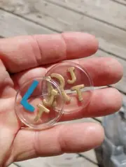 X-ray Markers With Initials (JT) One Set Ready To Ship