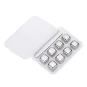 Stainless Steel Ice Cube Ice Block Set Of 4/8 Wine Spirits Whisky Beer Cold Drinks Reusable