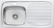 Oliveri Ultraform Left Hand Single Bowl Sink with Drainer
