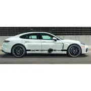 Custom Negative Stripe Side Decals Set For Porsche Panamera 2003-2024 All Models