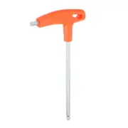 T-Handle Ball End Hex Key Wrench 6mm T-Key Inner Hexagon Spanner, Orange