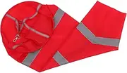Abaodam Airport Windsock with Reflective Belt Oxford Directional Sock for Outdoor Wind Measurement for Farms and Parks Striking Visibility Durability