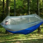 600lbs Double Person Camping Hammock Tent with Mosquito Net Hanging Bed Portable