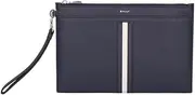 [Bally] Barry Clutch Bag RIBBON RBN_ZIP ENVELOPE MLN00L VT434 U507P MIDNIGHT21+PALLADIO, MIDNIGHT21+PALLADIO, Free Size