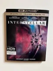 Interstellar (4K UHD Blu-ray/Blu-ray, 2014) NEW w/slipcover