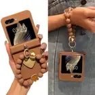 Hinge Case Luxury Heart Bracelet Chain Cover For Samsung Galaxy Z Flip6 Flip54/3