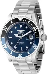 Invicta Men's Pro Diver 43545 Quartz Watch, Silver color
