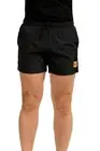 Hugo Boss Men's "DOMINICA" Black Gold Logo Print Swim Board Shorts US M IT 50